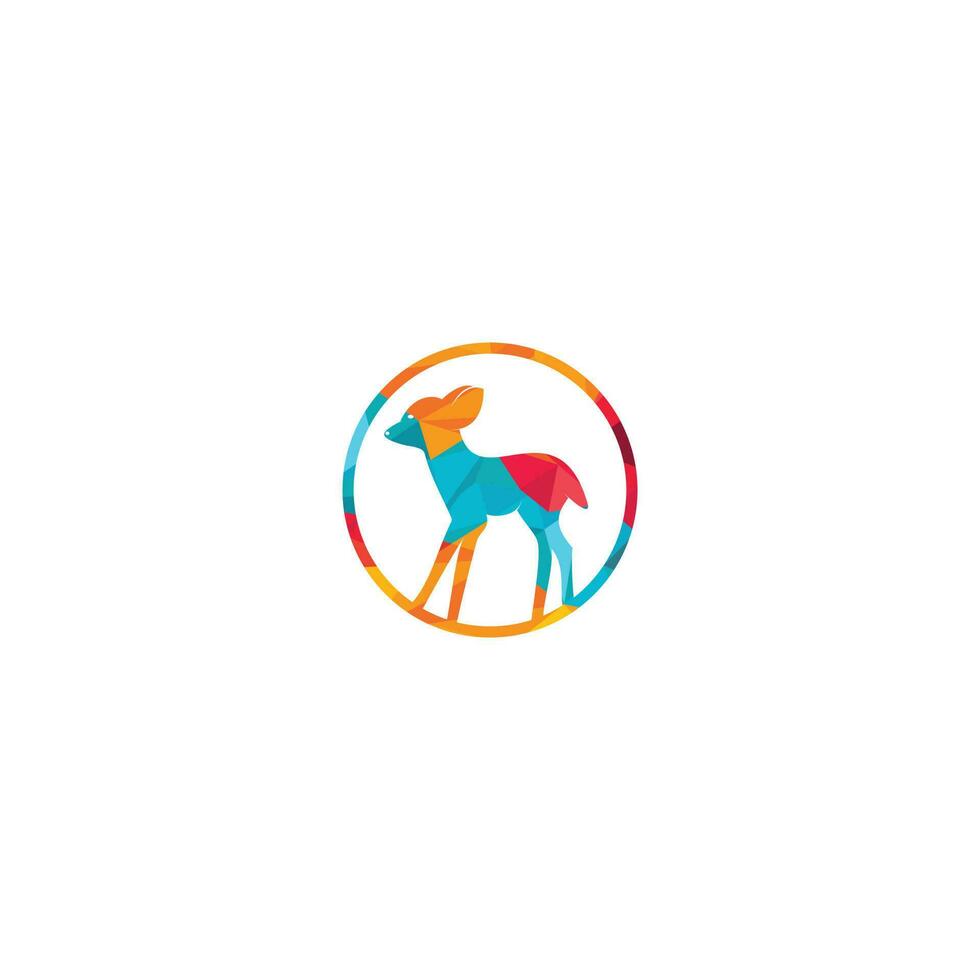 Fawn vector logo design. Cute deer vector logo design. 11470316