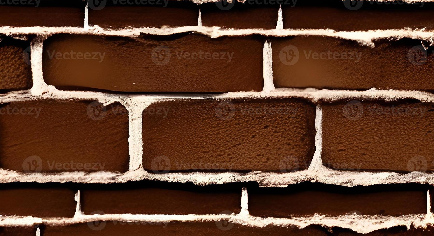 Background of old vintage brick wall photo