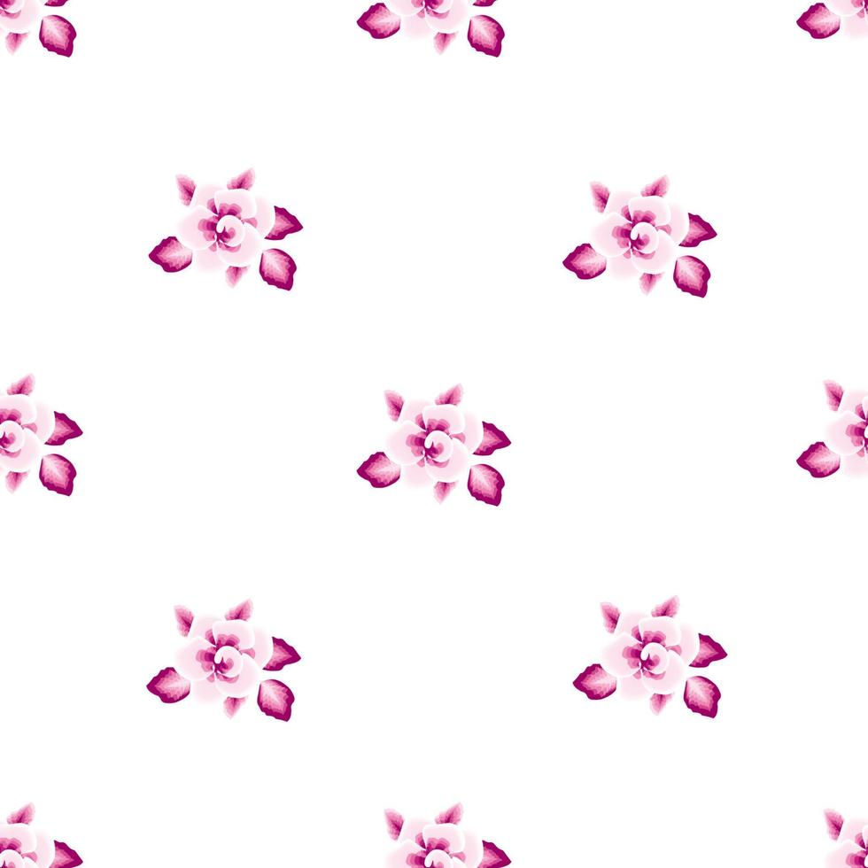 vector de fondo de flor abstracta rosa patrón floral tropical transparente decorativo de moda. floral con estilo monocromático. fondo floral. trópicos exóticos. diseño de verano. estilo de boceto otoño