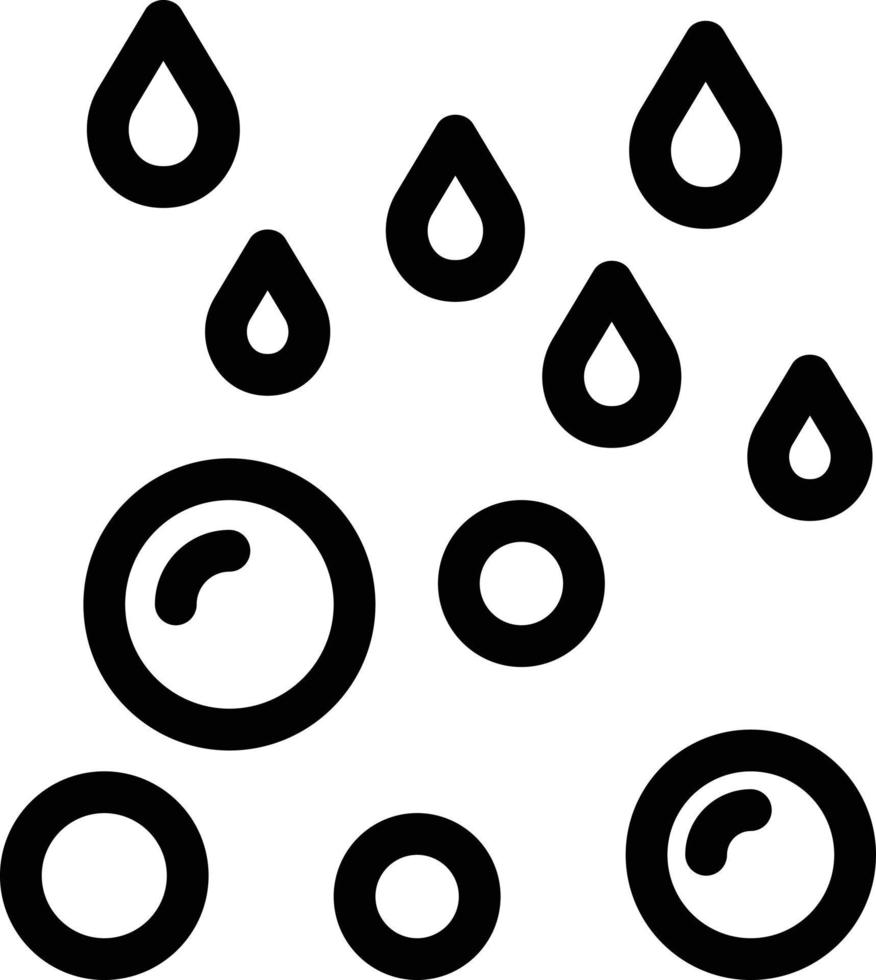 ilustración de vector de lluvia en un fondo. símbolos de calidad premium. iconos vectoriales para concepto y diseño gráfico.