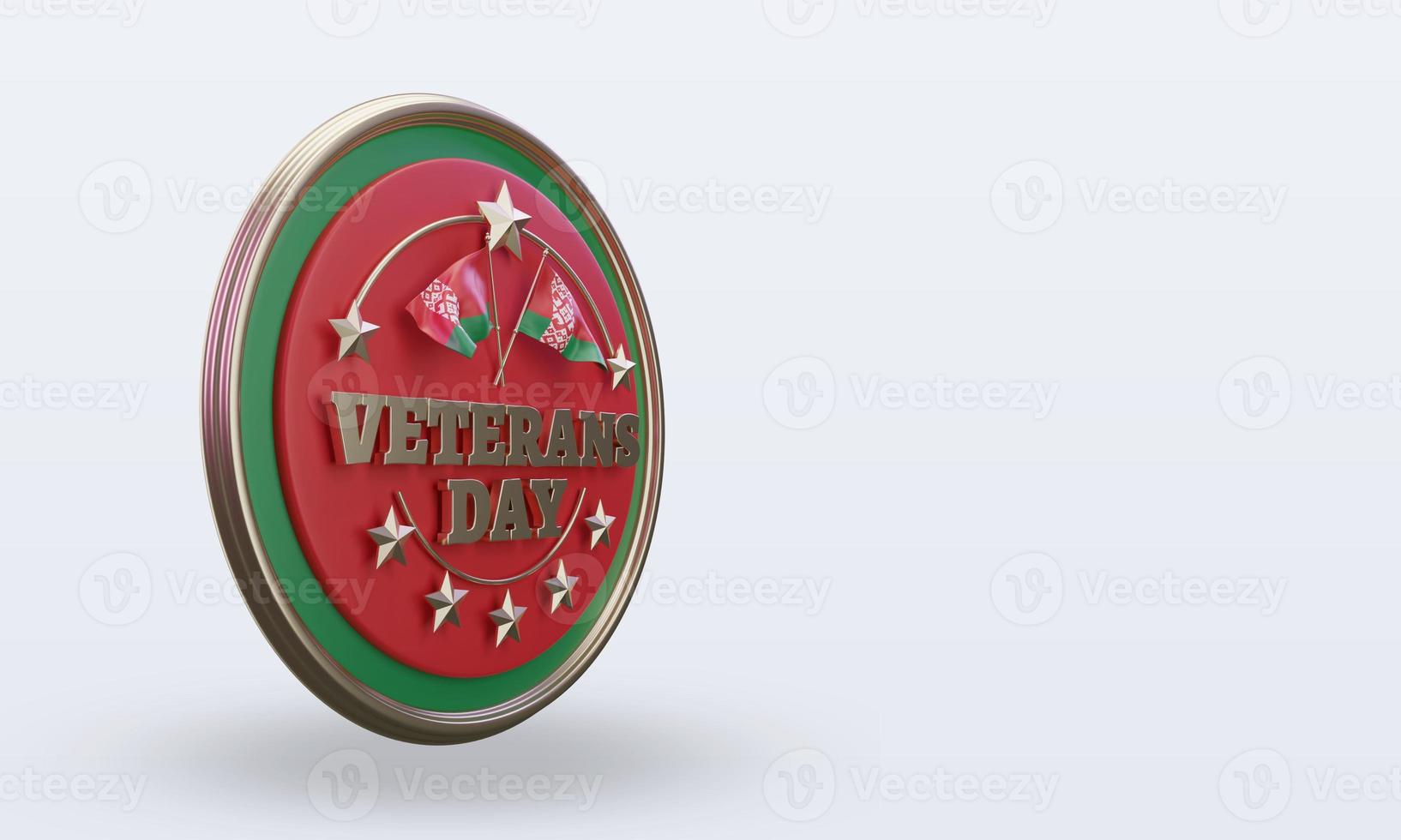 3d Veterans day Belarus rendering left view photo