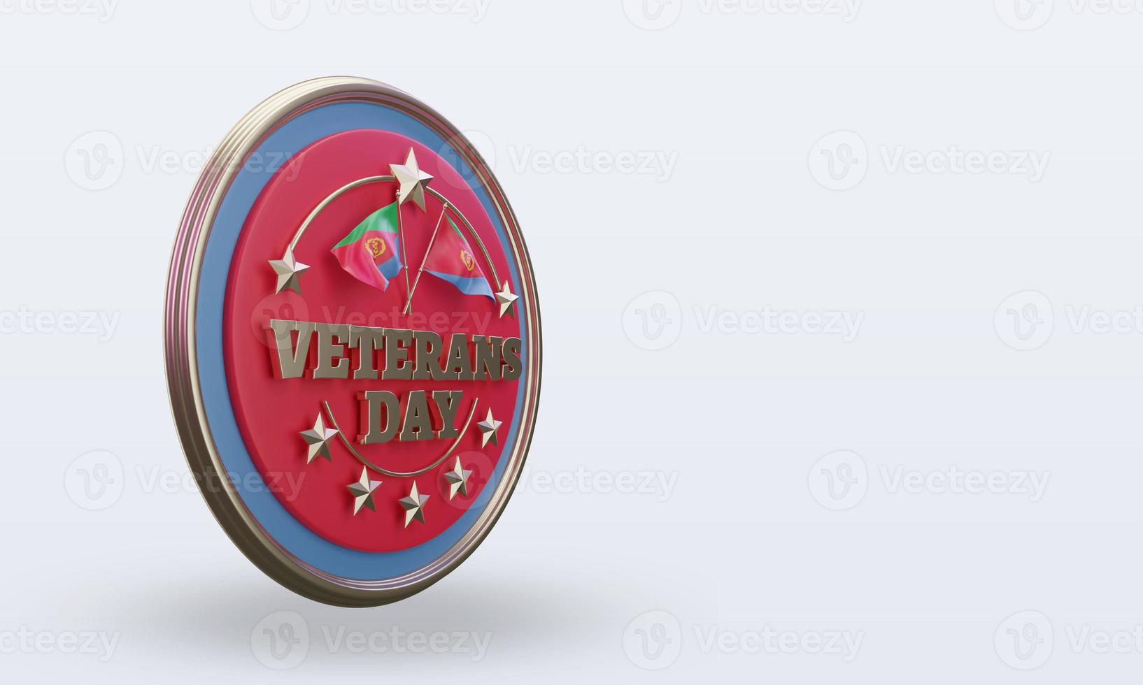 3d Veterans day Eritrea rendering left view photo