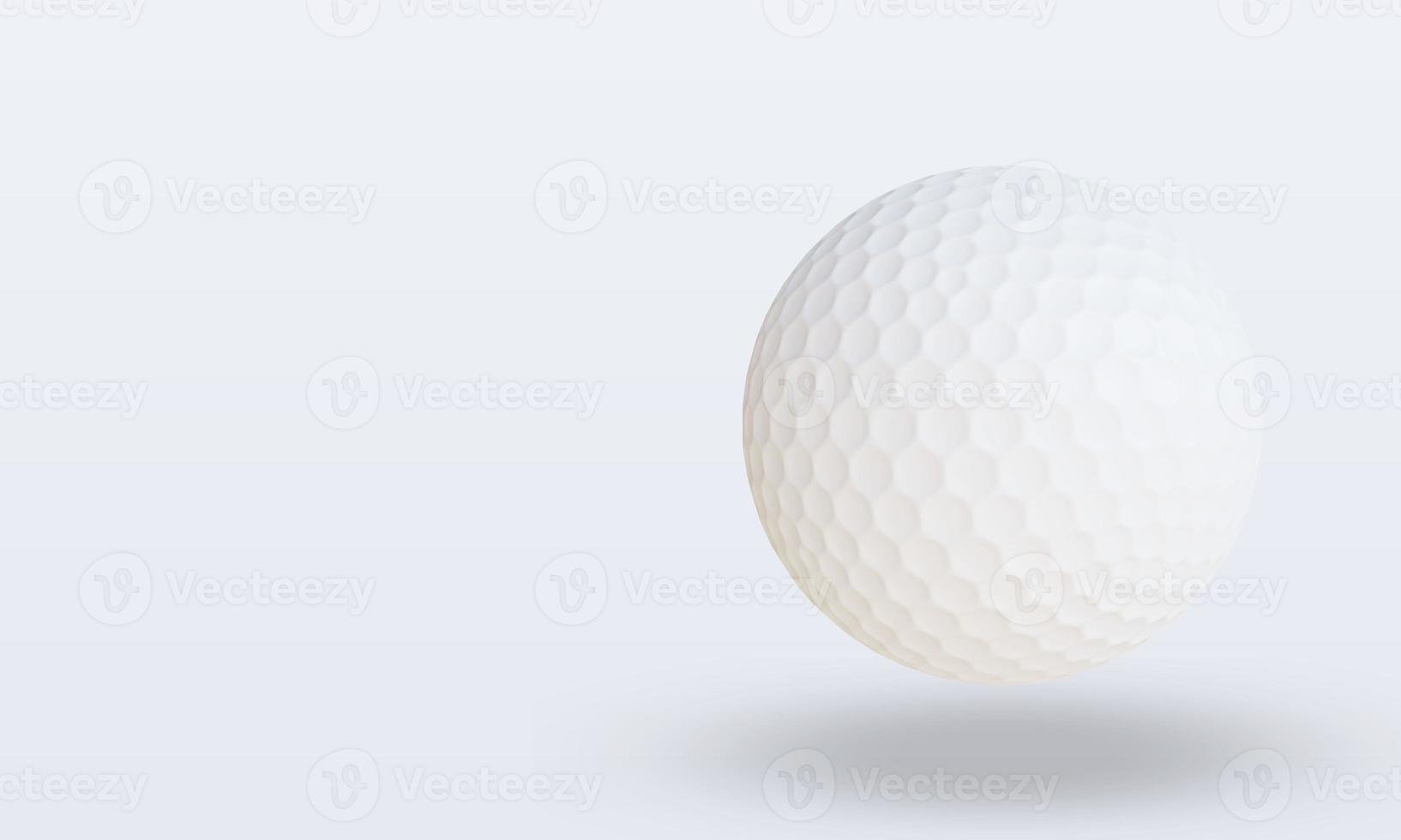 3d deporte pelota pelota de golf renderizado vista derecha foto