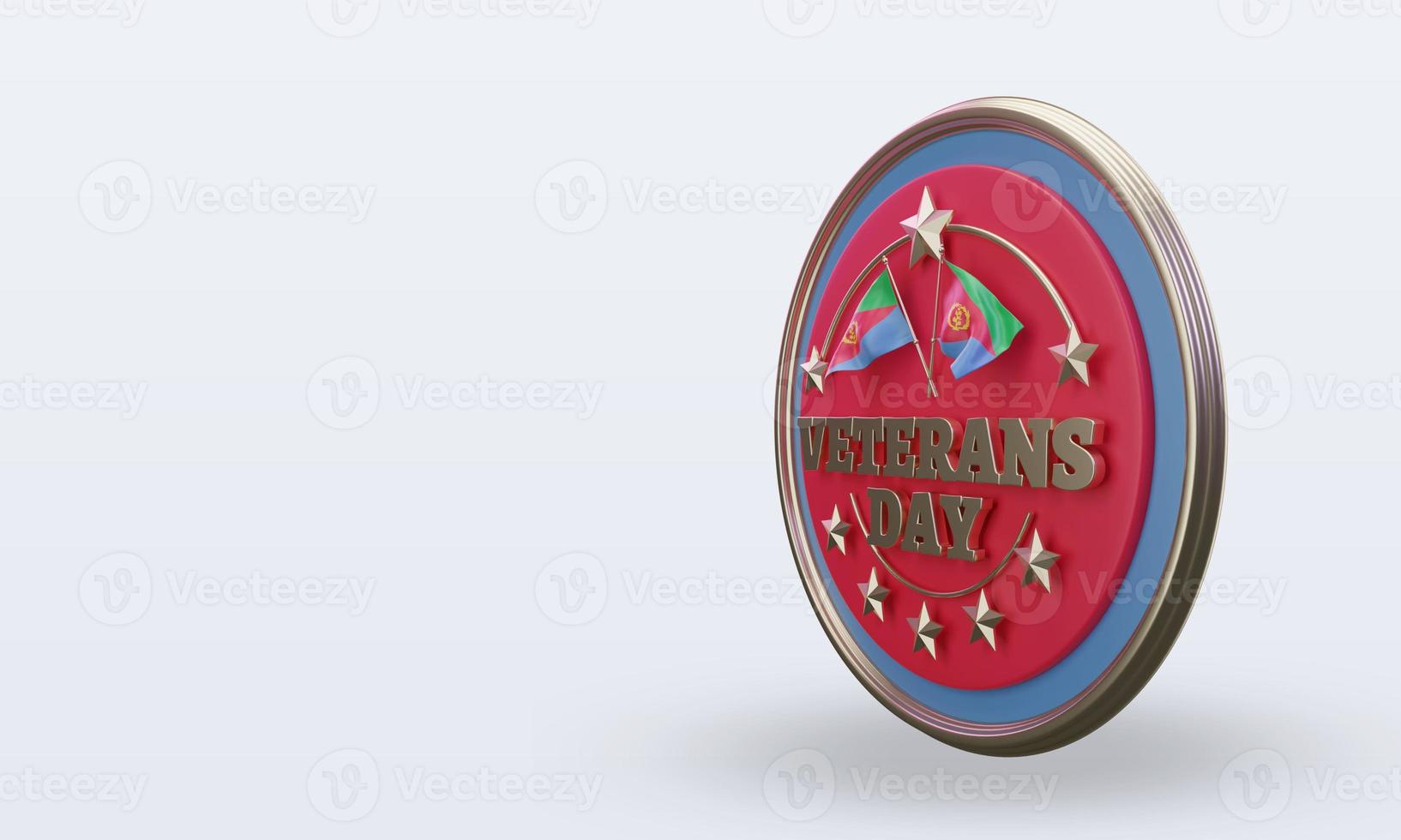 3d Veterans day Eritrea rendering right view photo
