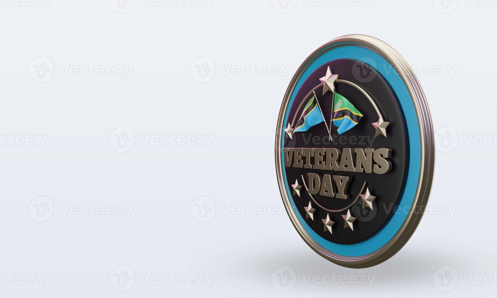 3d Veterans day Tanzania rendering right view photo