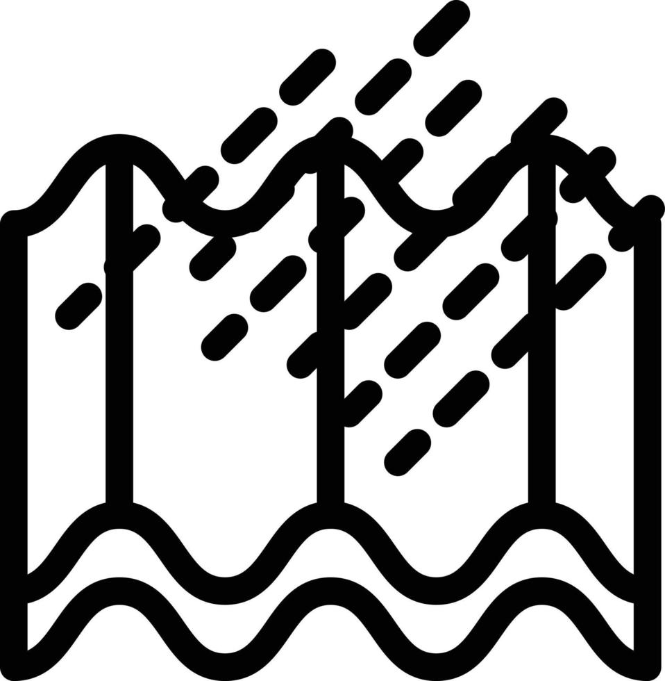 ilustración de vector de lluvia en un fondo. símbolos de calidad premium. iconos vectoriales para concepto y diseño gráfico.