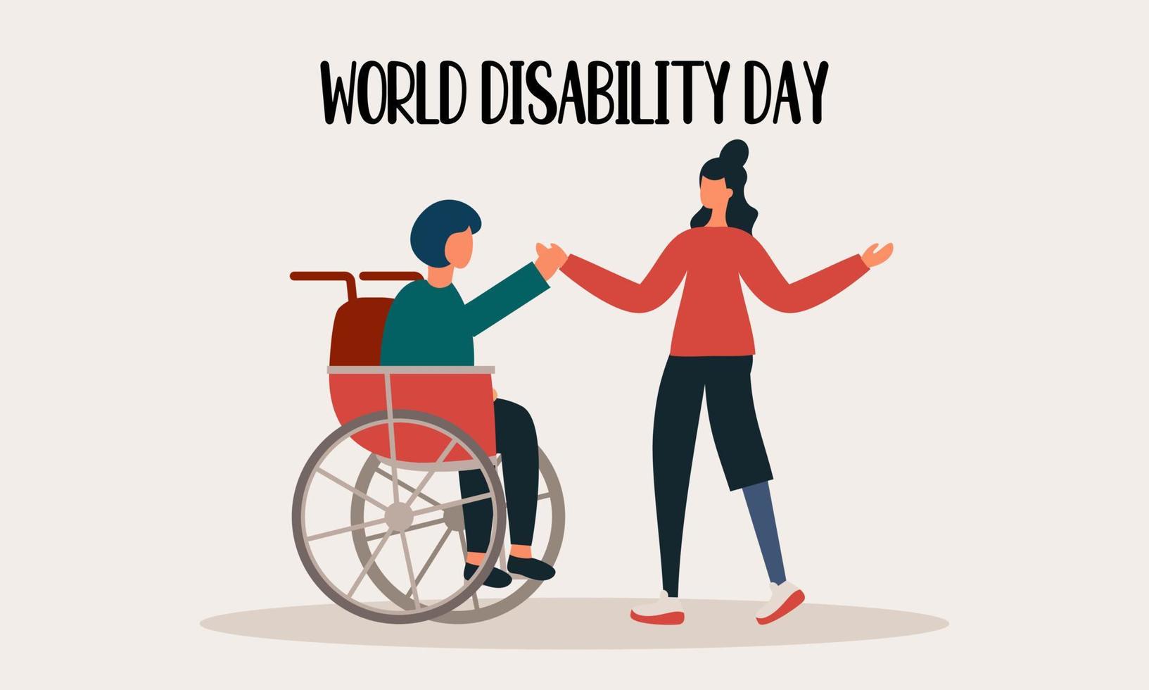 World cerebral palsy day illustration vector