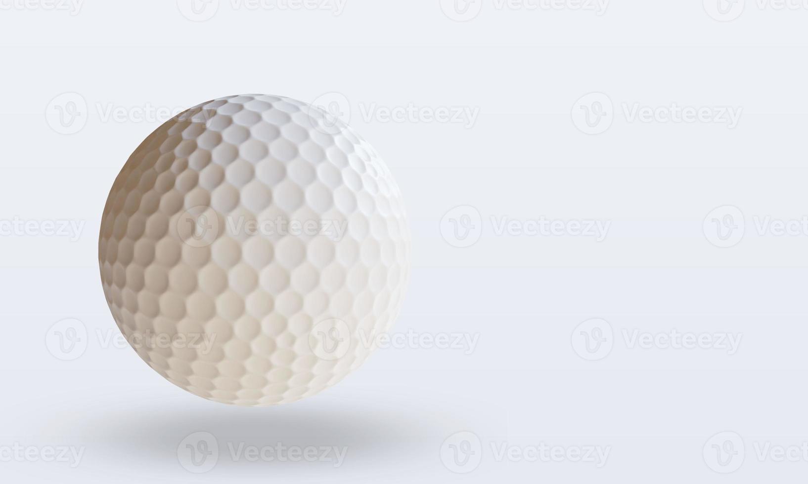 3d deporte pelota pelota de golf renderizado vista izquierda foto