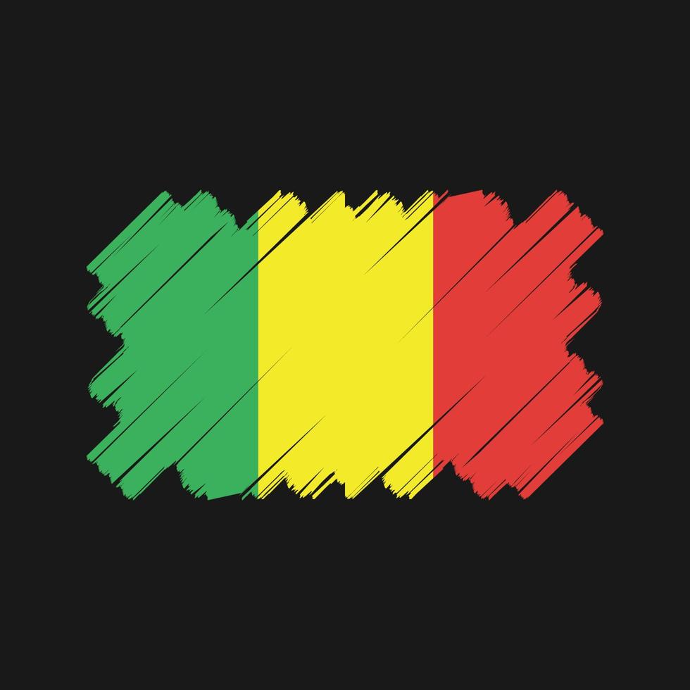 Mali Flag Vector Design. National Flag