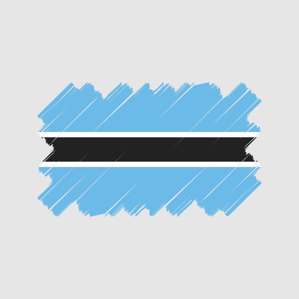 Botswana Flag Vector Design. National Flag