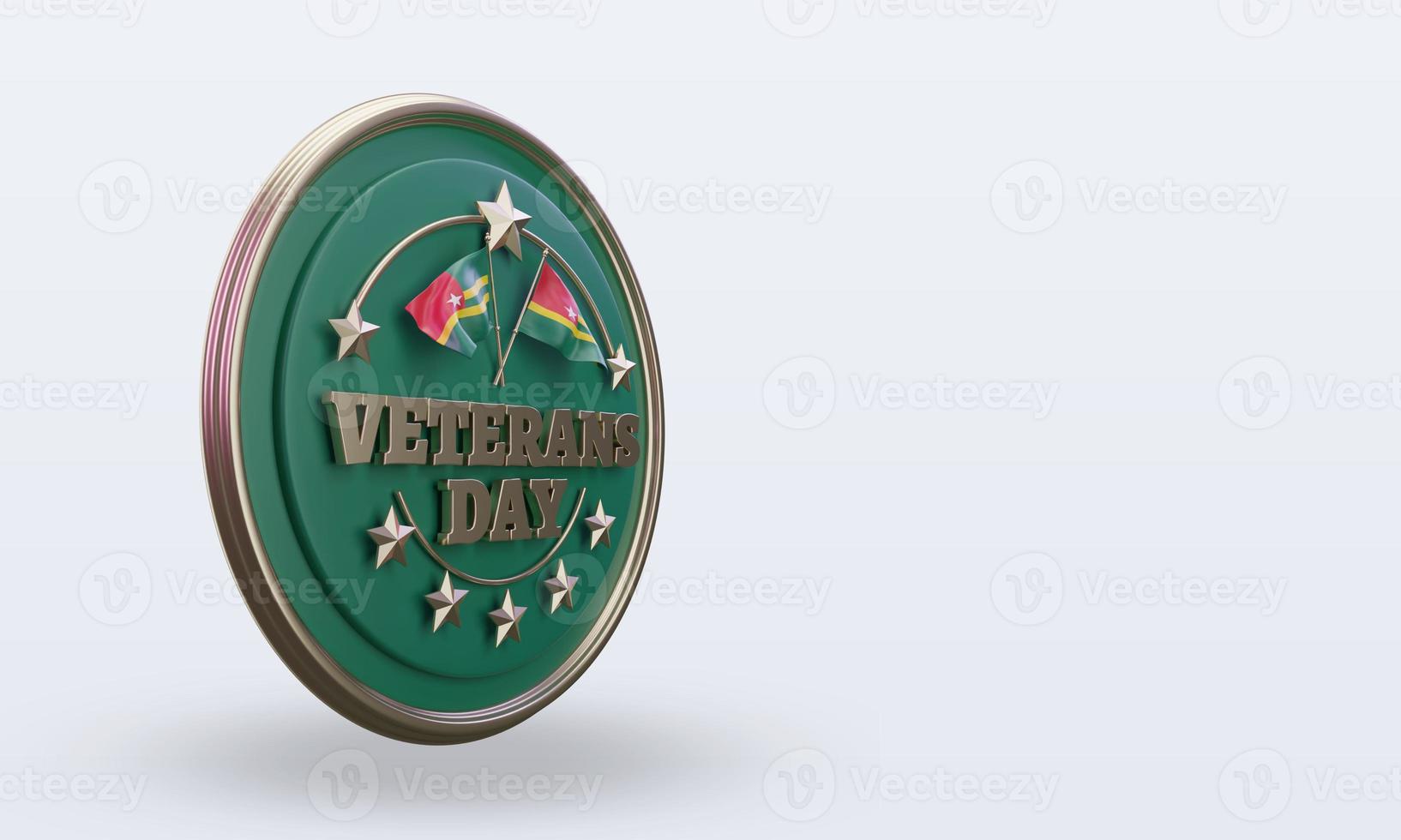 3d Veterans day Togo rendering left view photo