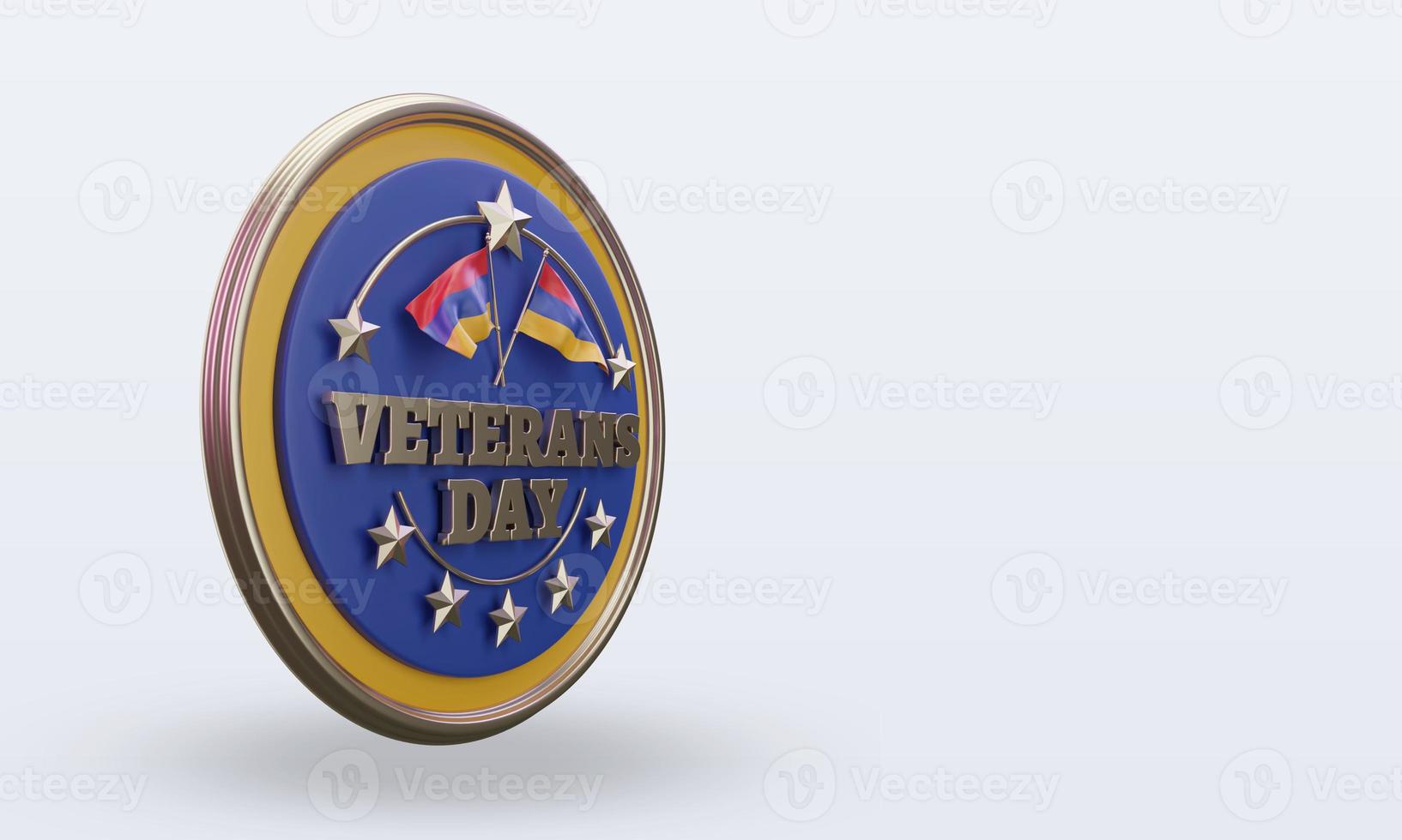 3d Veterans day Armenia rendering left view photo