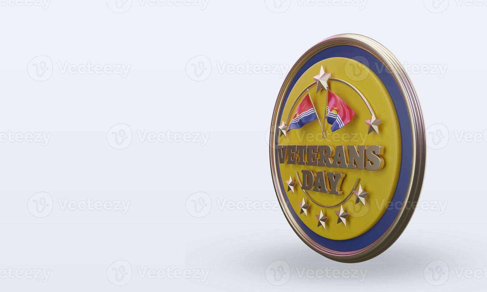 3d Veterans day Kiribati rendering right view photo