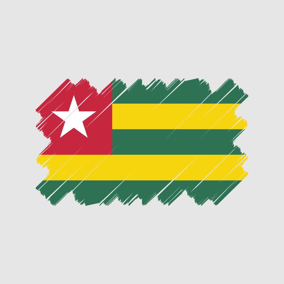 Togo Flag Vector Design. National Flag