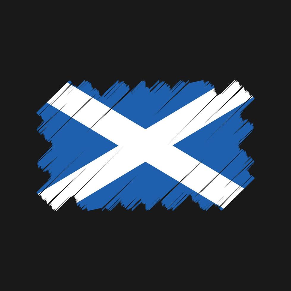 Scotland Flag Vector Design. National Flag