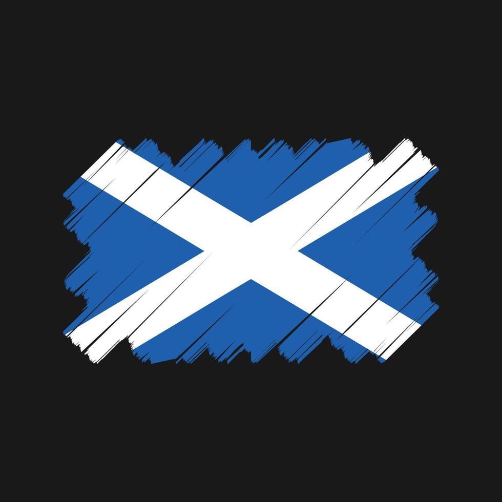 Scotland Flag Vector Design. National Flag