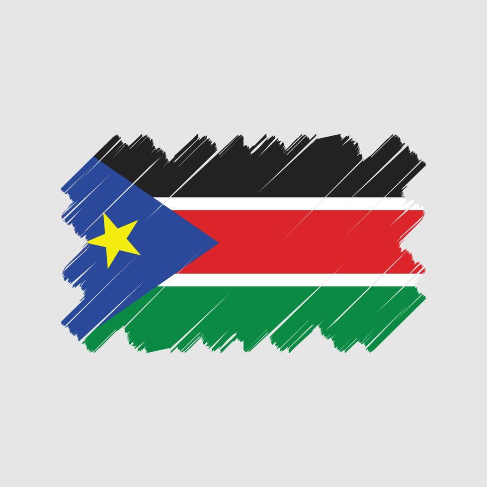 South Sudan Flag Vector Design. National Flag