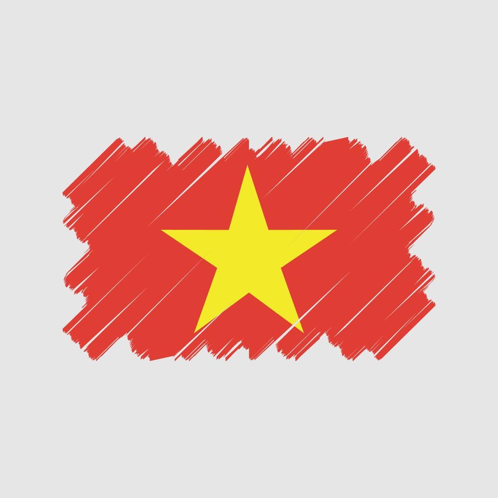 Vietnam Flag Vector Design. National Flag