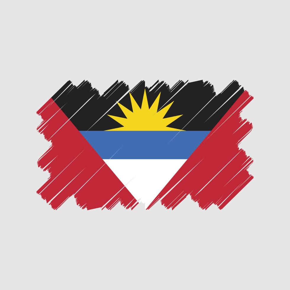 Antigua and Barbuda Flag Vector Design. National Flag