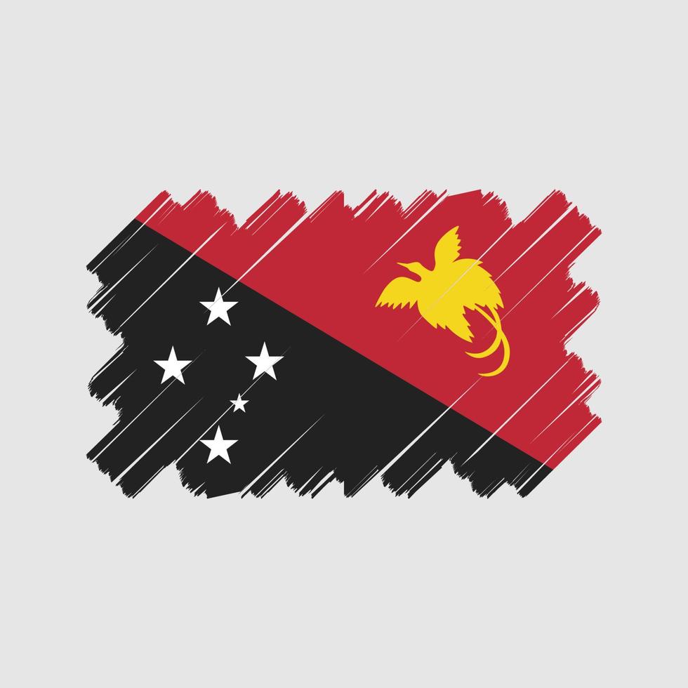 Papua New Guinea Flag Vector Design. National Flag