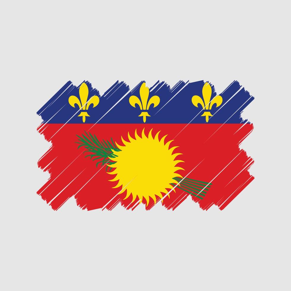 Guadeloupe Flag Vector Design. National Flag