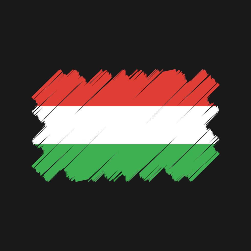 Hungary Flag Vector Design. National Flag
