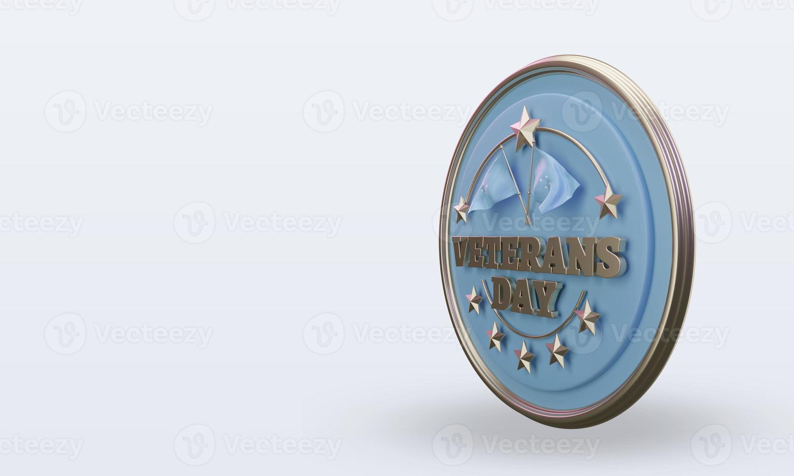 3d Veterans day Micronesia rendering right view photo