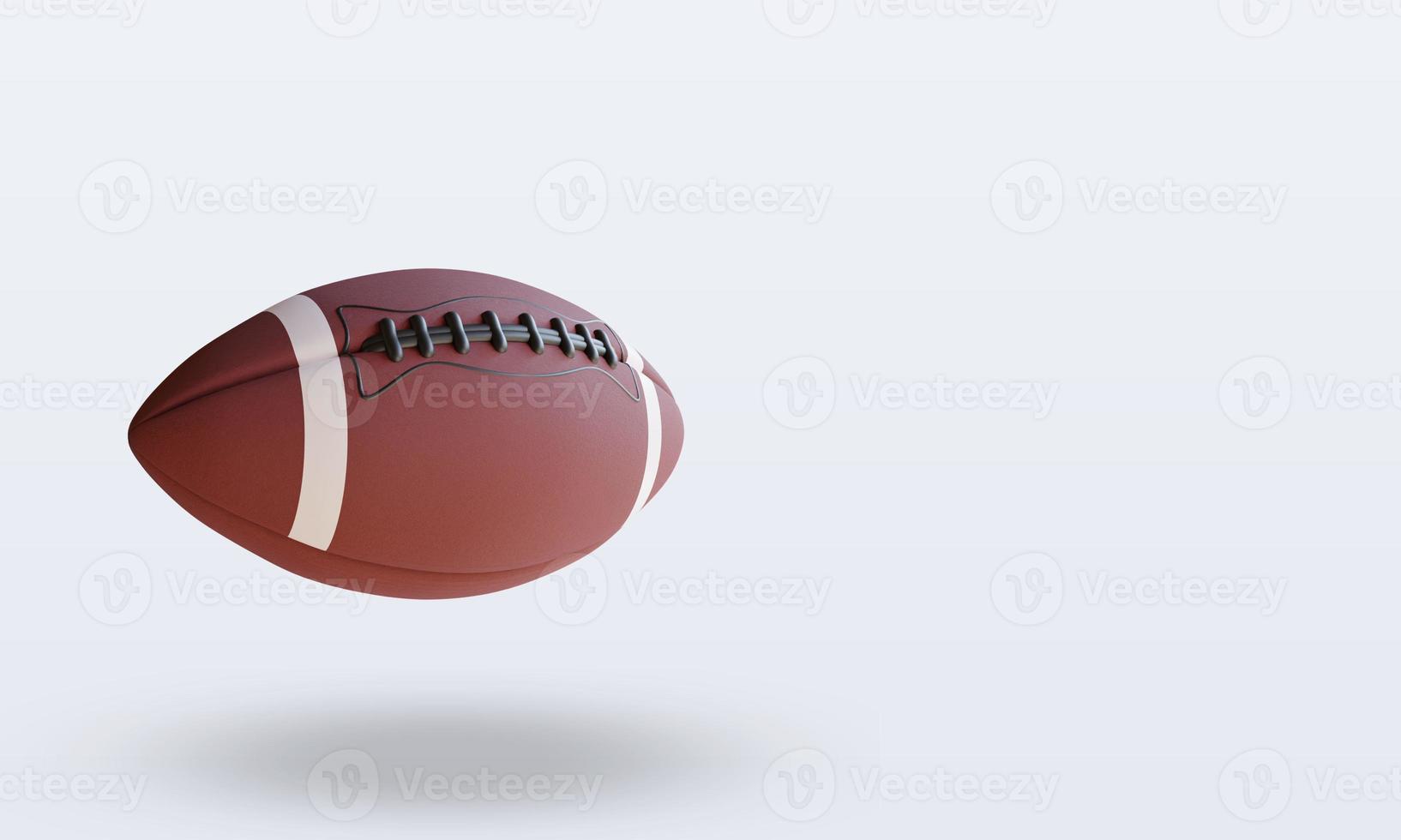 3d Sport Ball American Football rendering left view photo