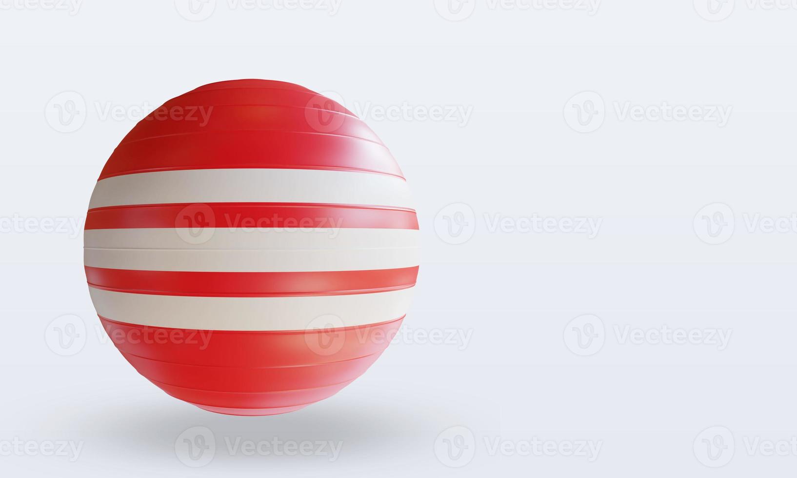 3d sport ball croquet ball renderizado vista izquierda foto