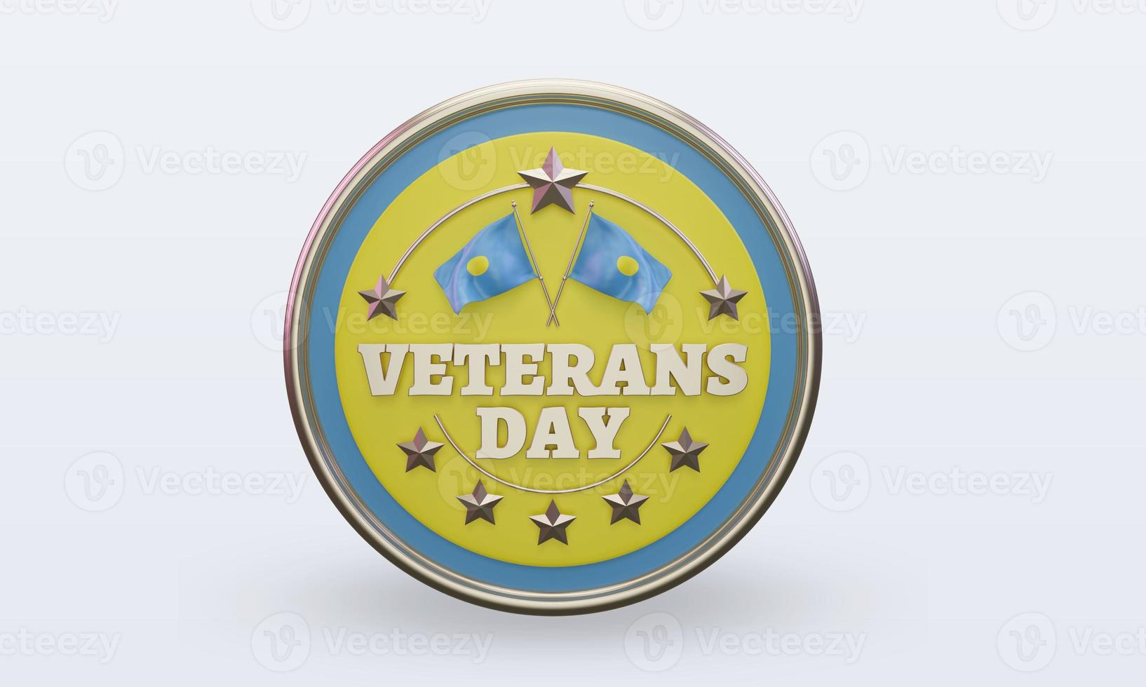 3d Veterans day Palau rendering front view photo