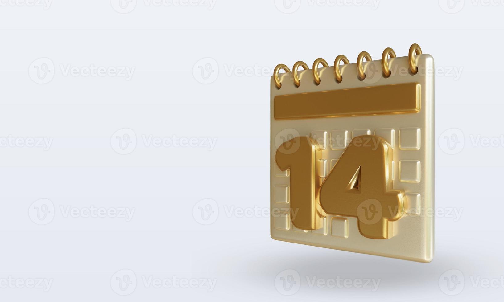 3d Calendar right view fourtee photo
