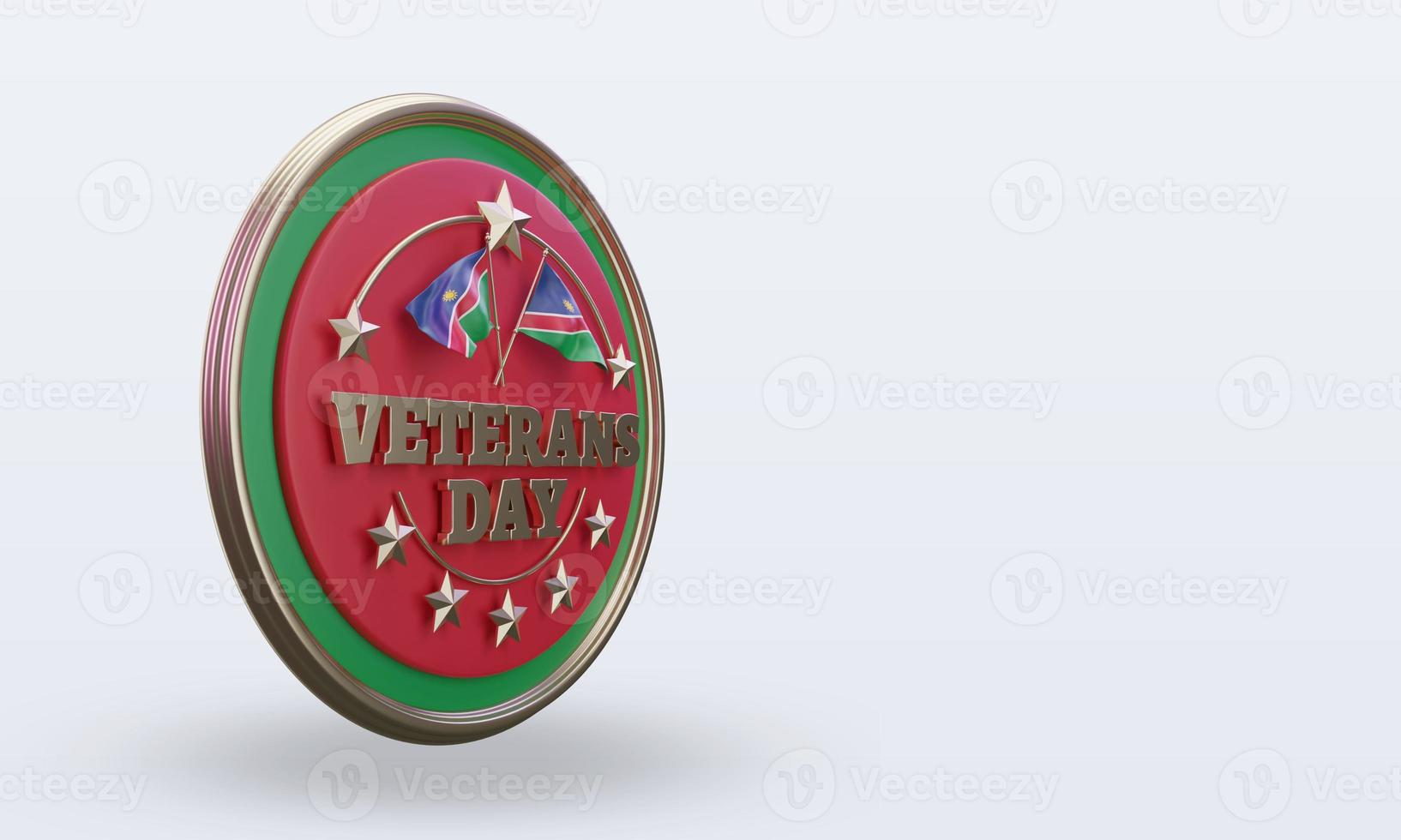 3d Veterans day Namibia rendering left view photo