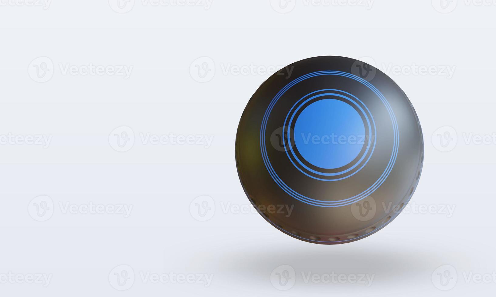 3d Sport Ball Lawn Bowls rendering top view photo