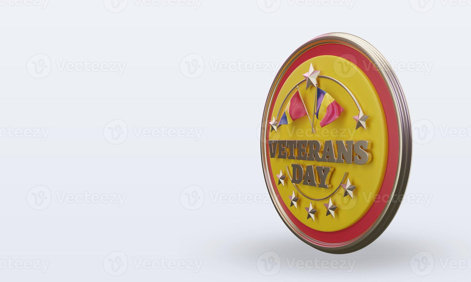 3d Veterans day Chad rendering right view photo