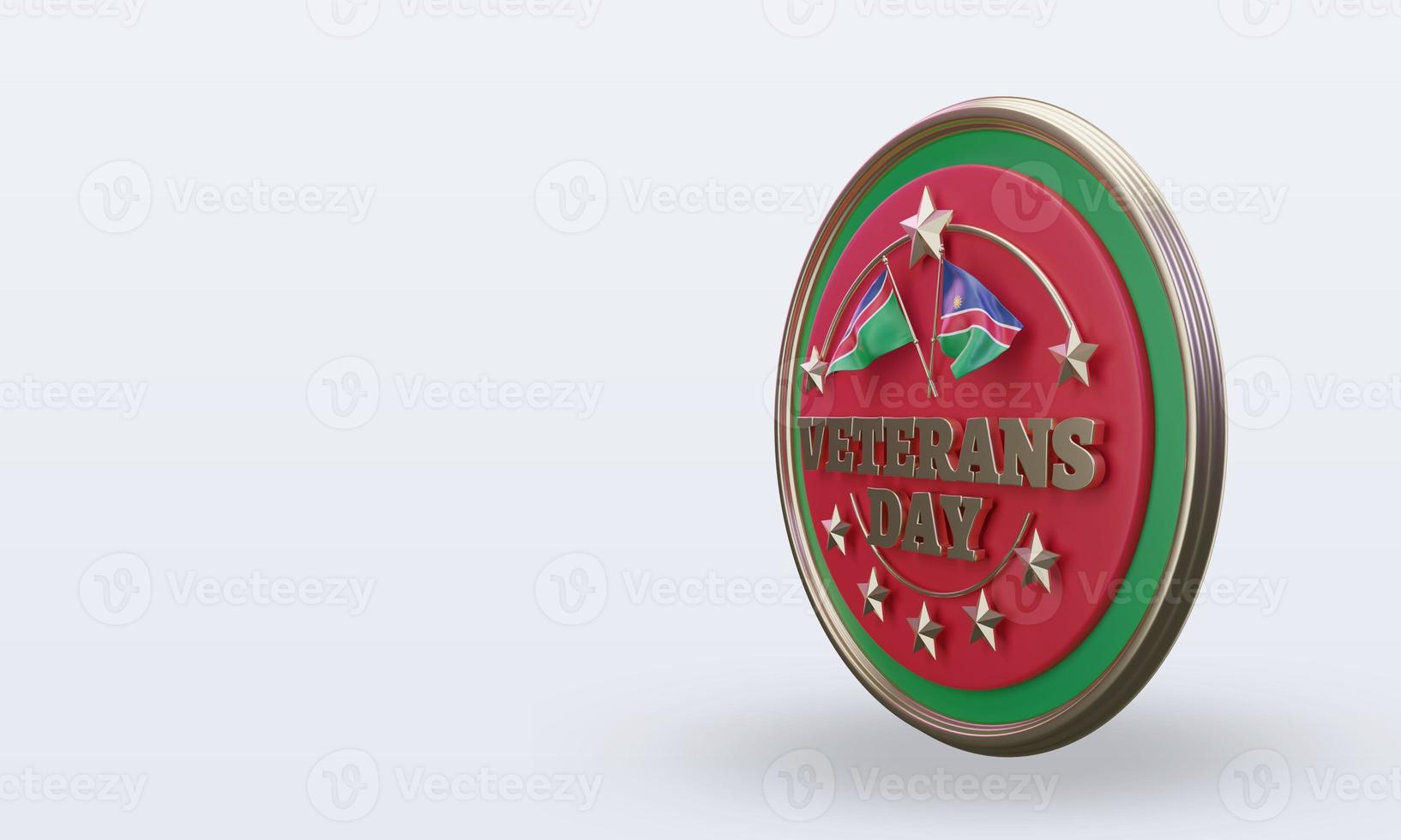 3d Veterans day Namibia rendering right view photo