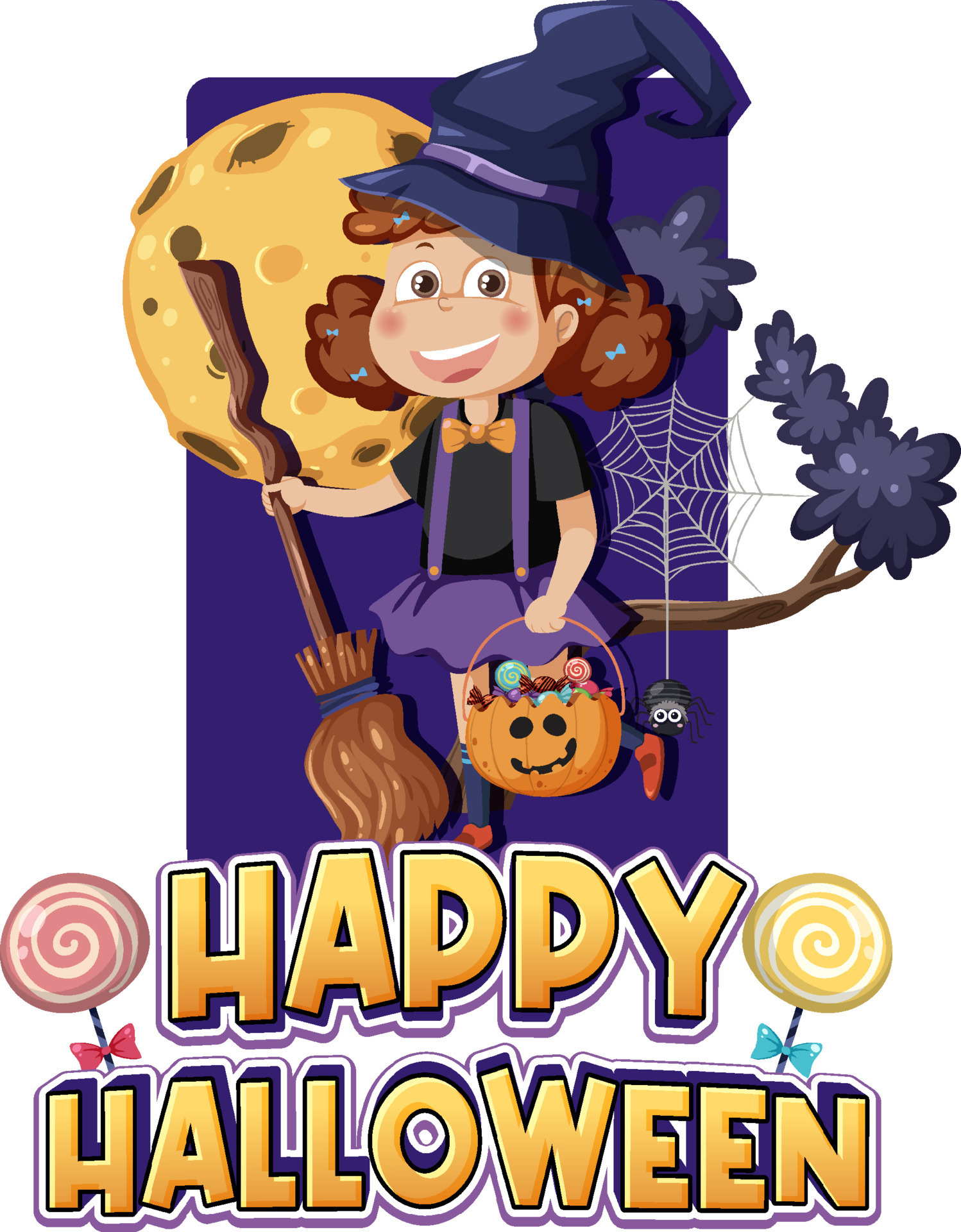 Happy Halloween Festival Logo Design 11475913 Vector Art at Vecteezy