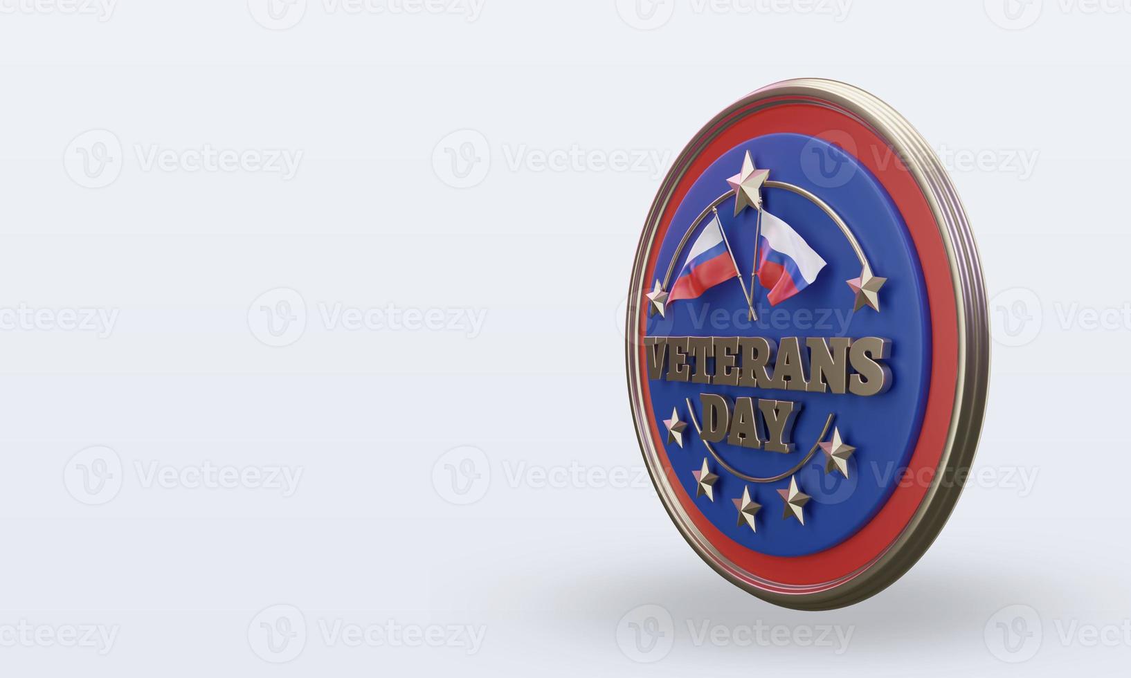 3d Veterans day Russian  rendering right view photo