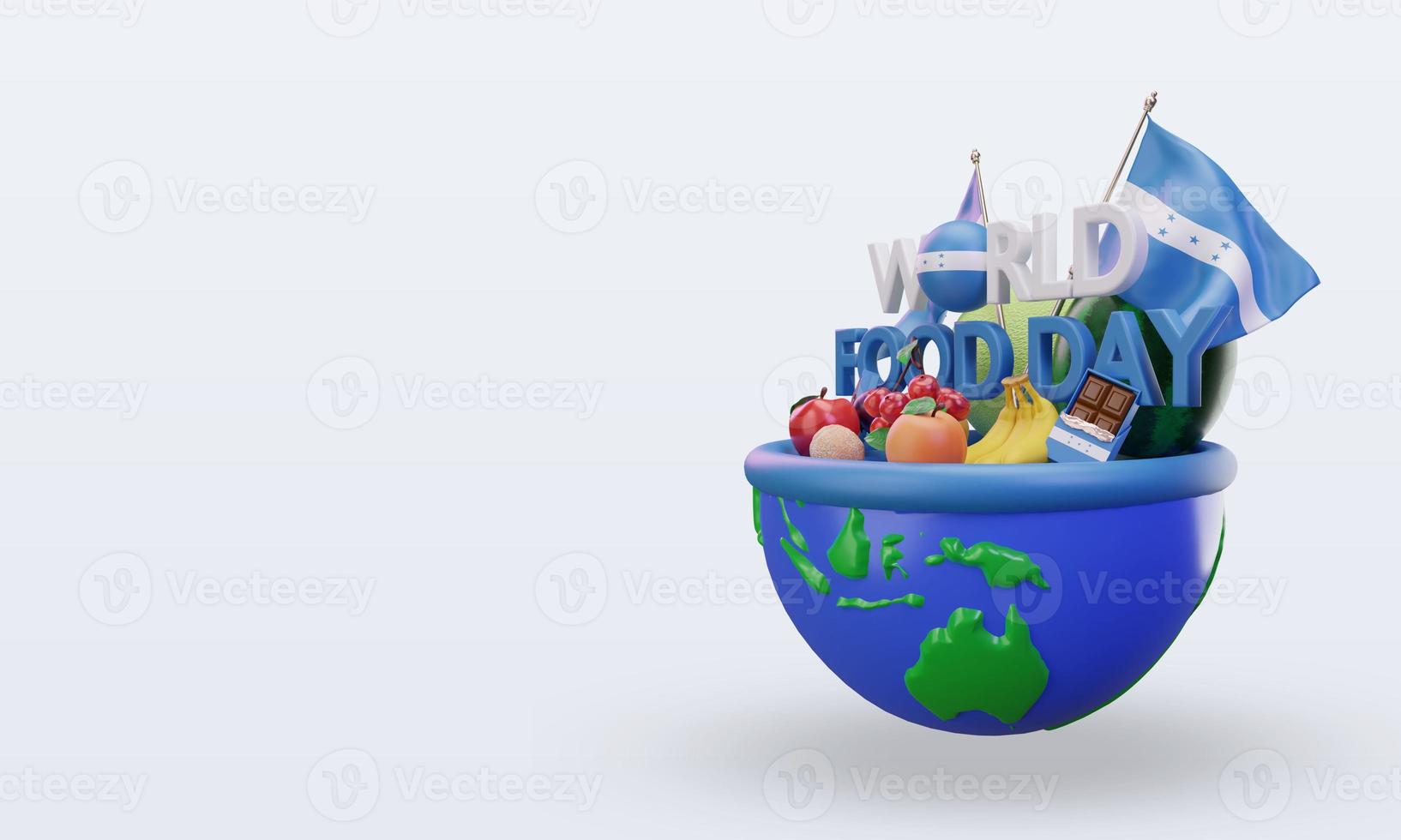 3d World Food Day Honduras rendering right view photo