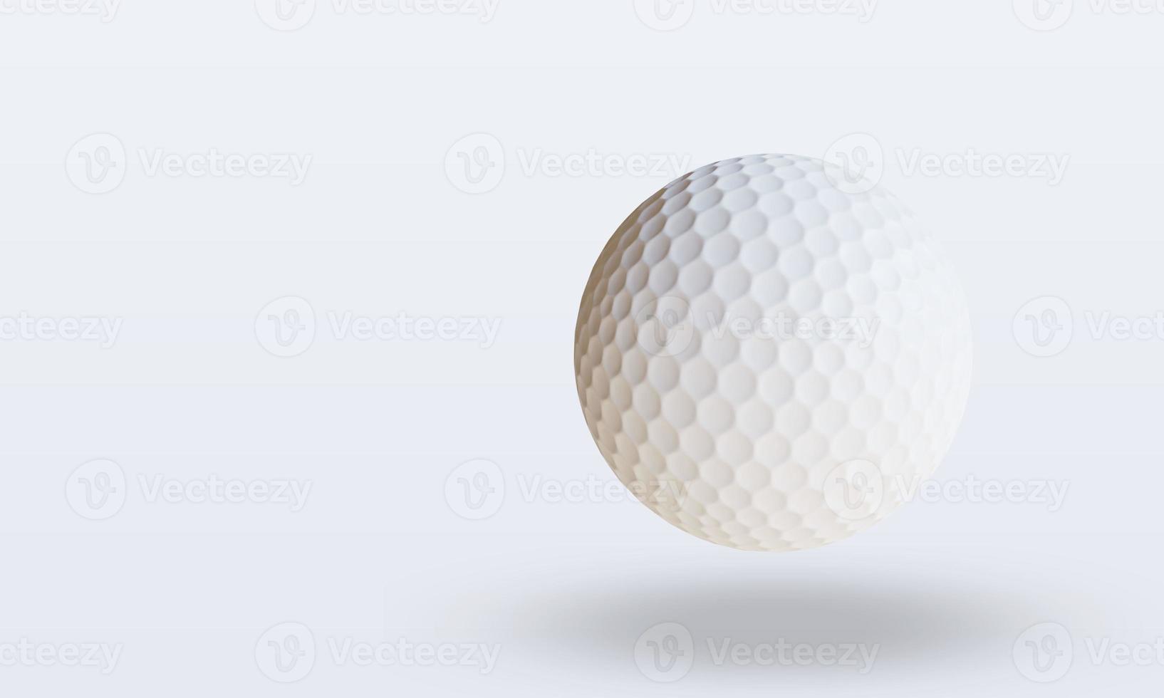 3d Sport Ball Golf Ball rendering top view photo