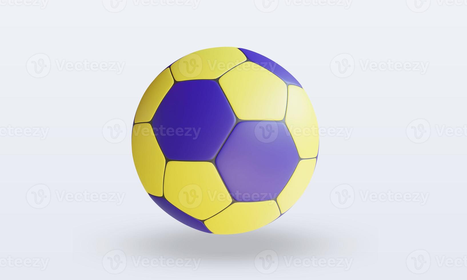 3d Sport Ball Handball rendering front view photo