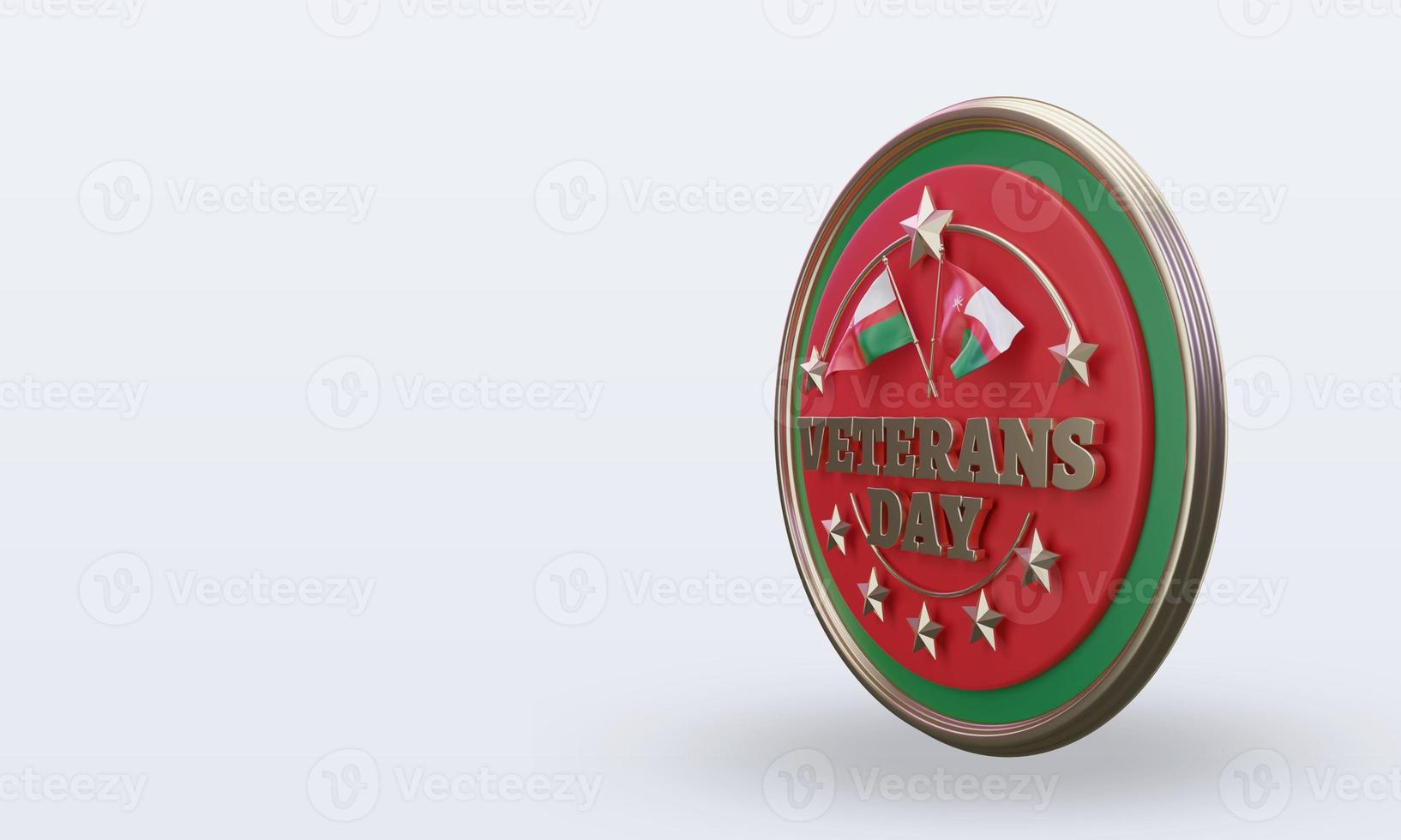 3d Veterans day Oman rendering right view photo
