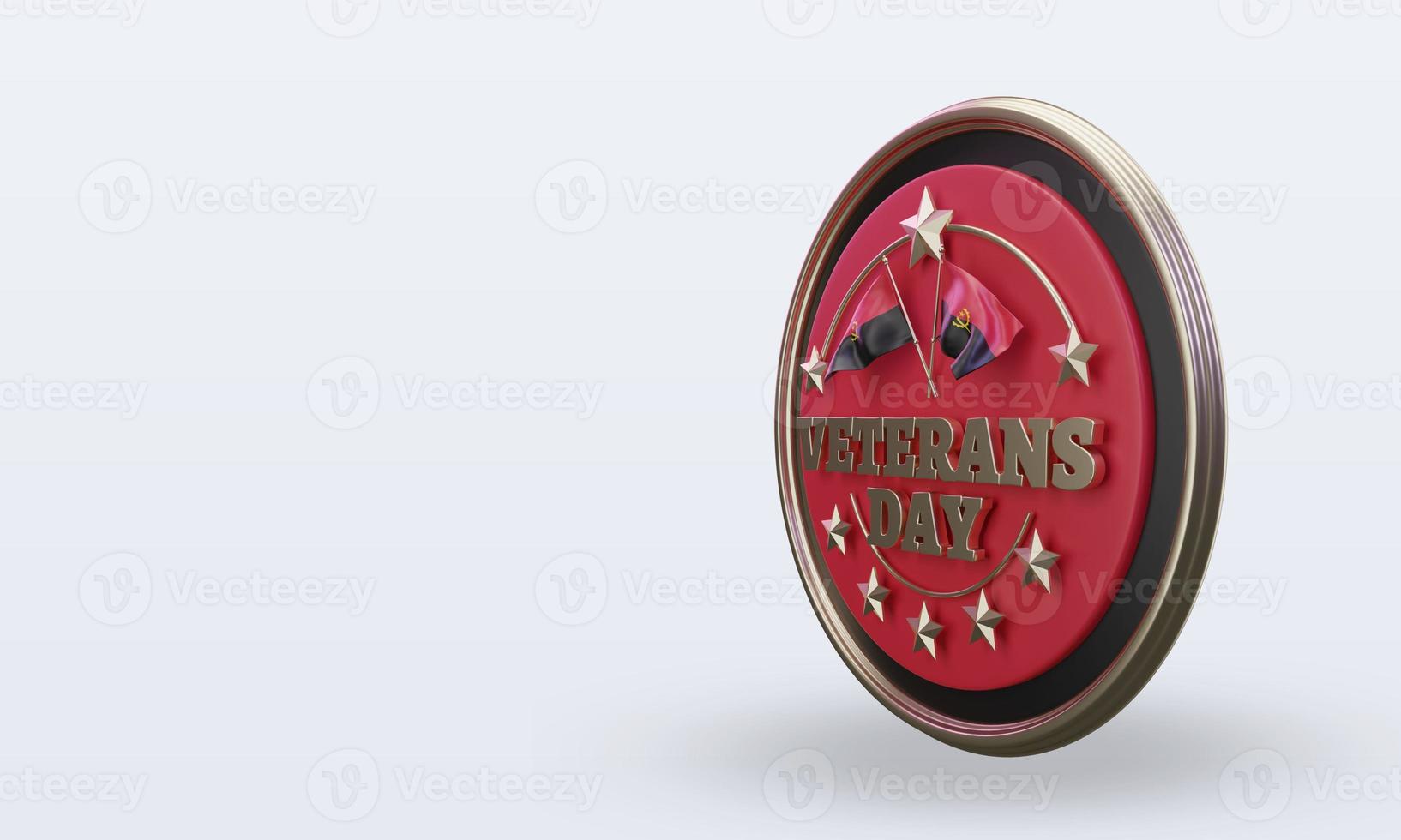 3d Veterans day Angola rendering right view photo