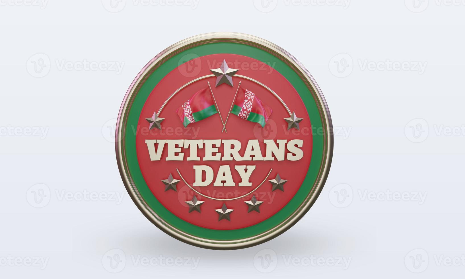 3d Veterans day Belarus rendering front view photo
