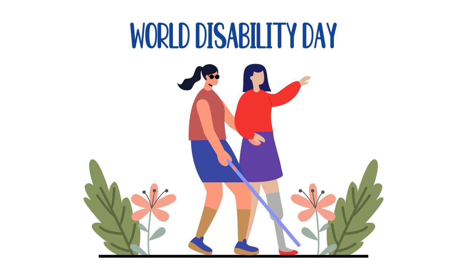 World cerebral palsy day illustration vector