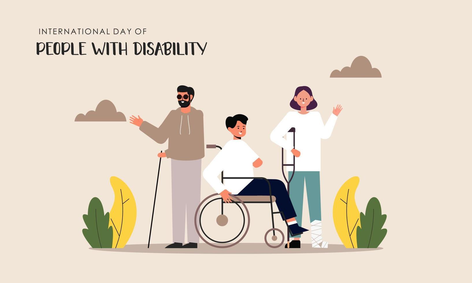 World cerebral palsy day illustration vector