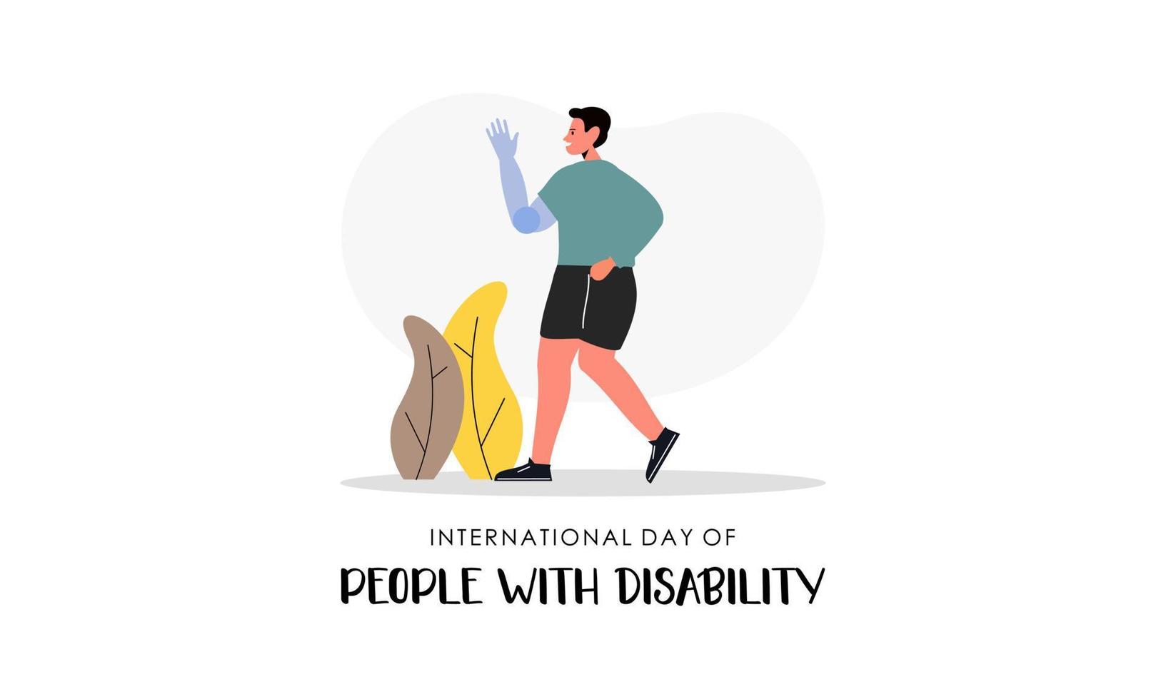 World cerebral palsy day illustration vector