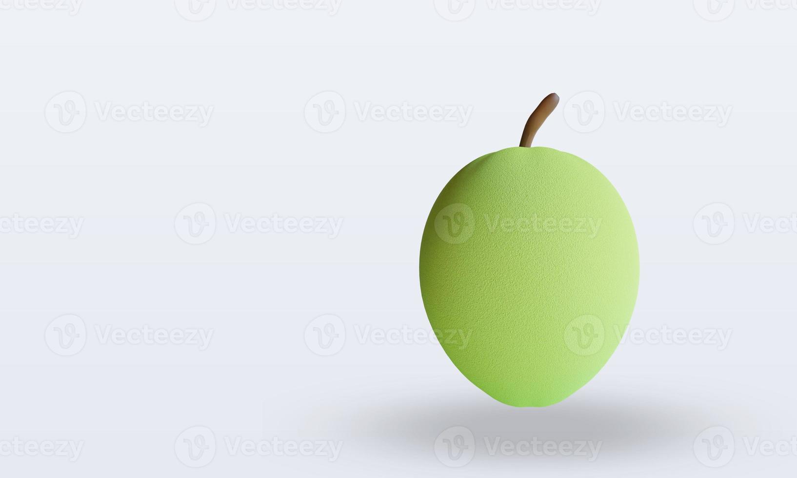 3d Fruits Guava rendering top view photo