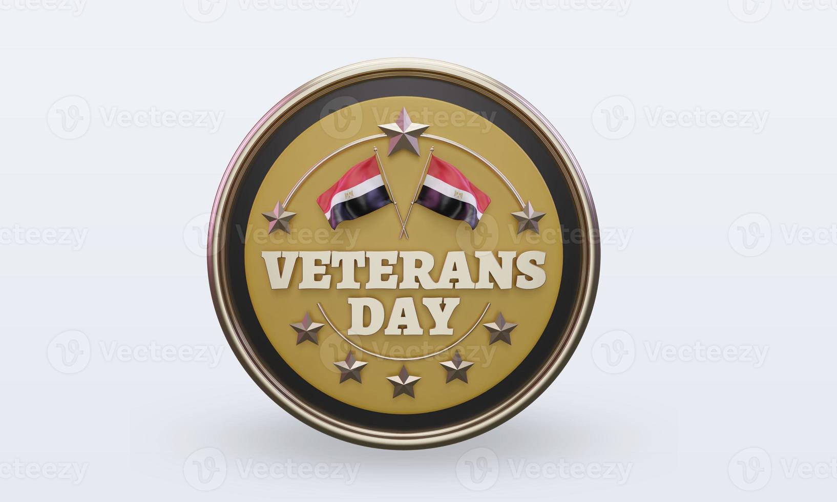 3d Veterans day Egypt rendering front view photo