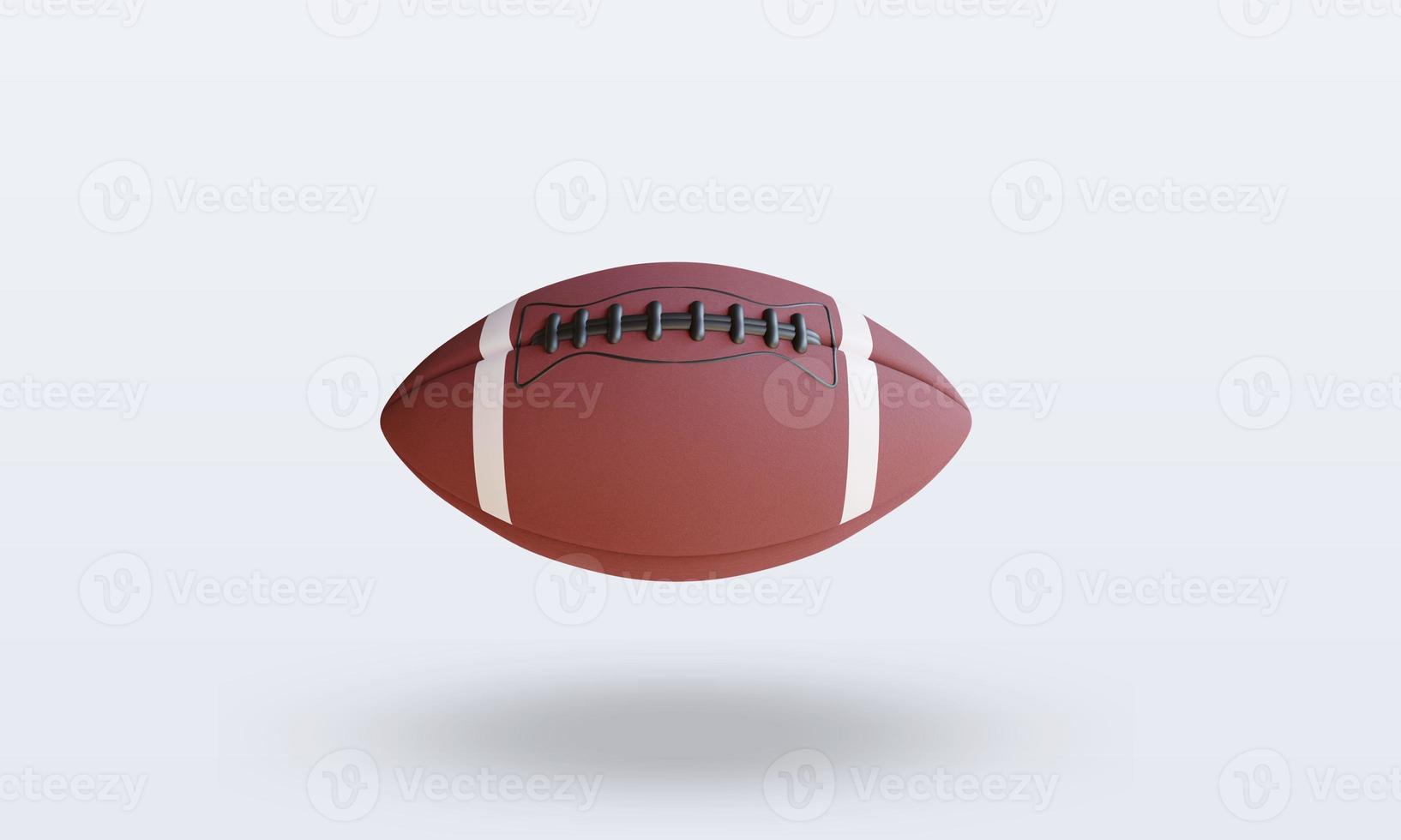 3d Sport Ball American Football rendering front view photo