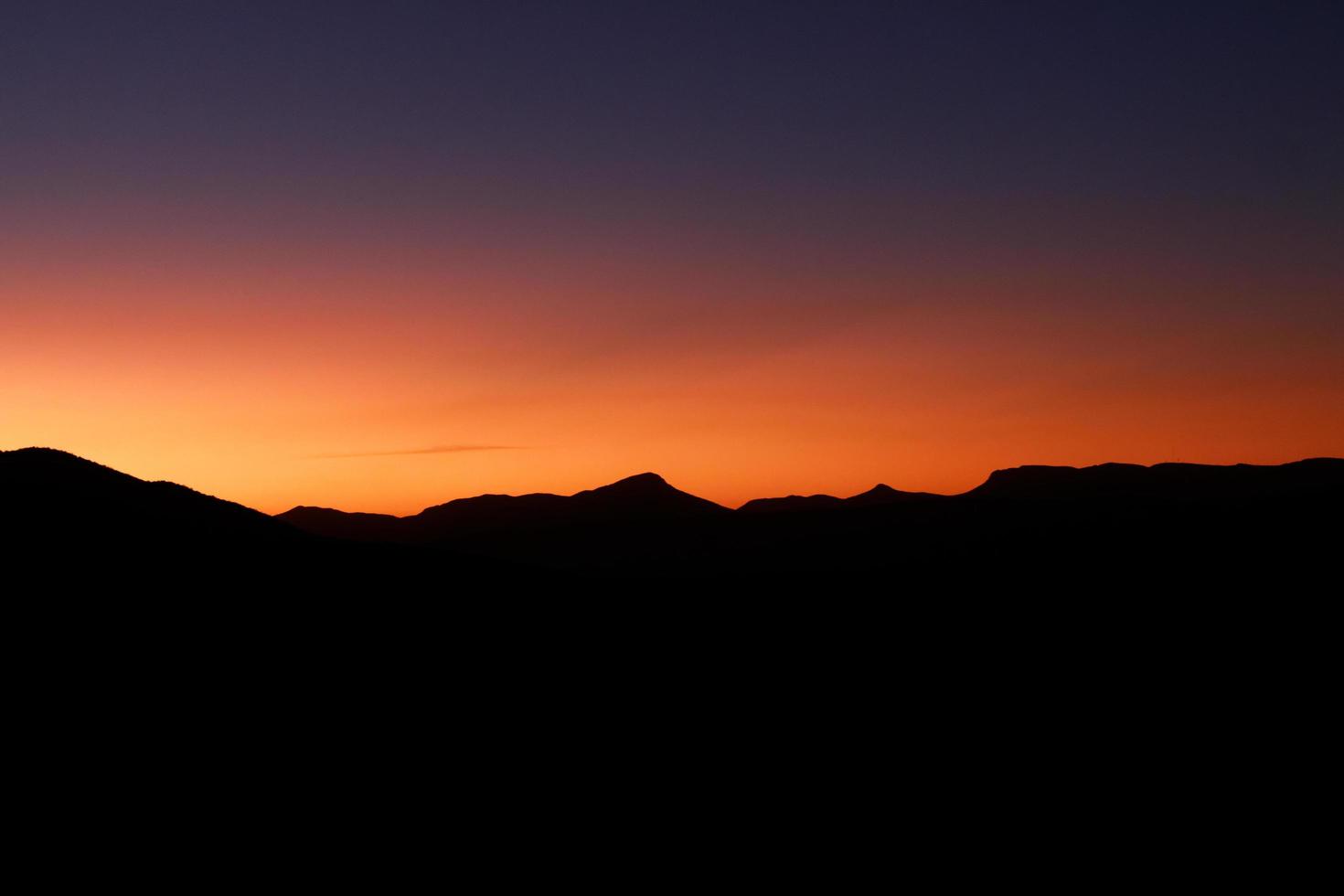 Orange and Purple Sunset photo